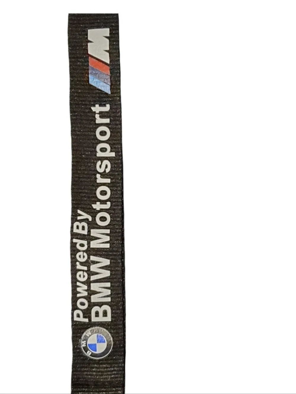 BMW Motorsport Neck Lanyard Keychain Black Logo Detachable 20